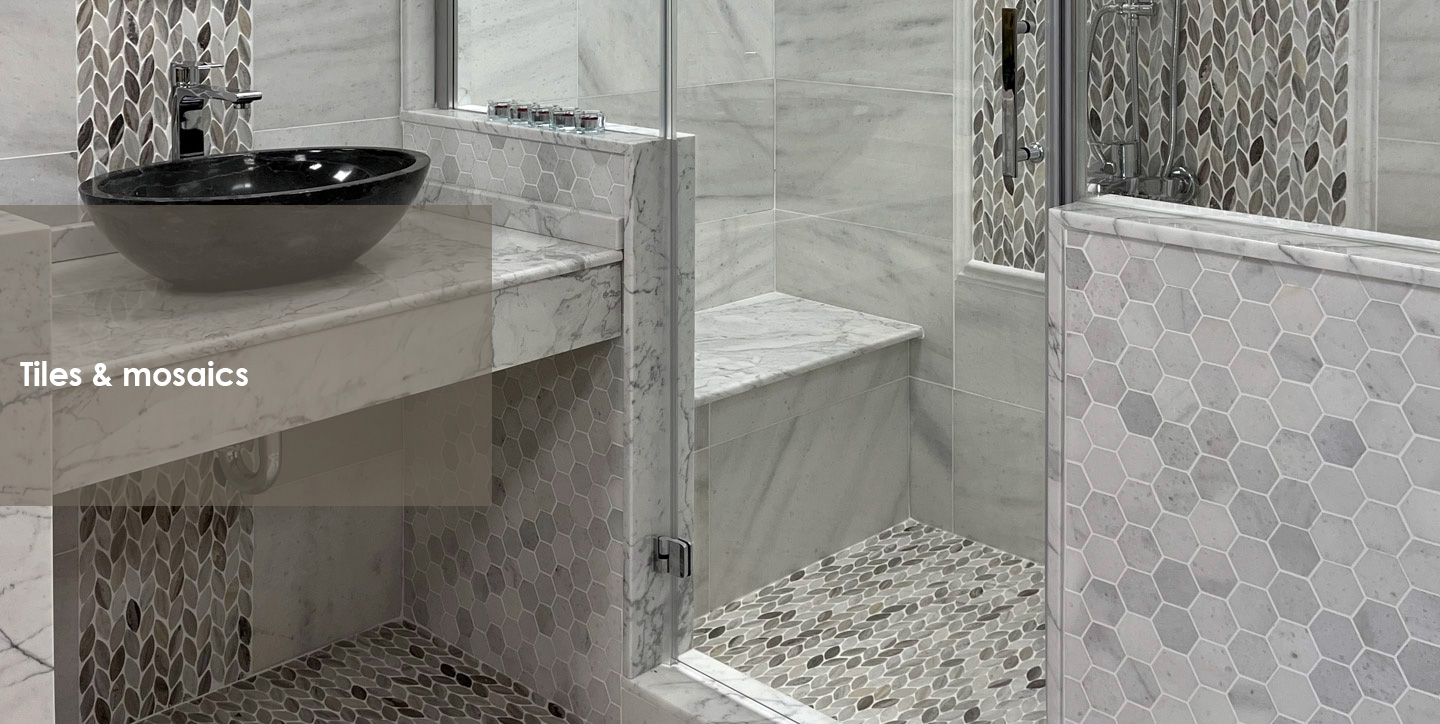 Marble bathroom carrera